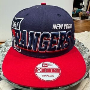 NEW ERA HAT NY RANGERS FROM 2015 59FIFTY SNAPBACK CAP BRAND NEW 100% AUTHENTIC